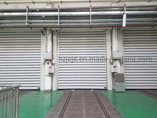 40mm বেধ দ্রুত রোল আপ স্পাইরাল নিরাপত্তা গ্যারেজ দরজা জন্য -35 থেকে 65 সেলসিয়াস ডিগ্রী