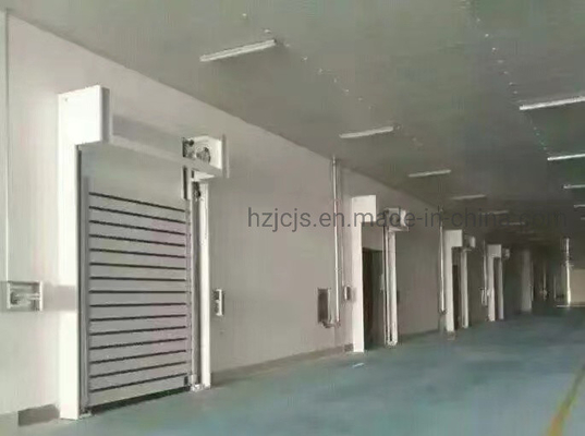নিরাপত্তা গুদামের জন্য সর্বোচ্চ আকার W8000mm*H8000mm অ্যালুমিনিয়াম খাদ উচ্চ গতির বন্ধ দরজা