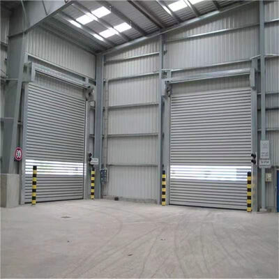 Aluminum Alloy Fire Proofing High Speed Roller Shutter Door with IP55 Protection and Customizable Size